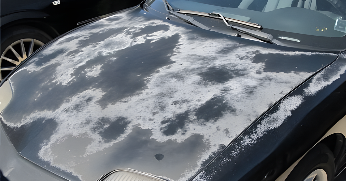 Fine bush dust settled across a car panel in Australian conditions